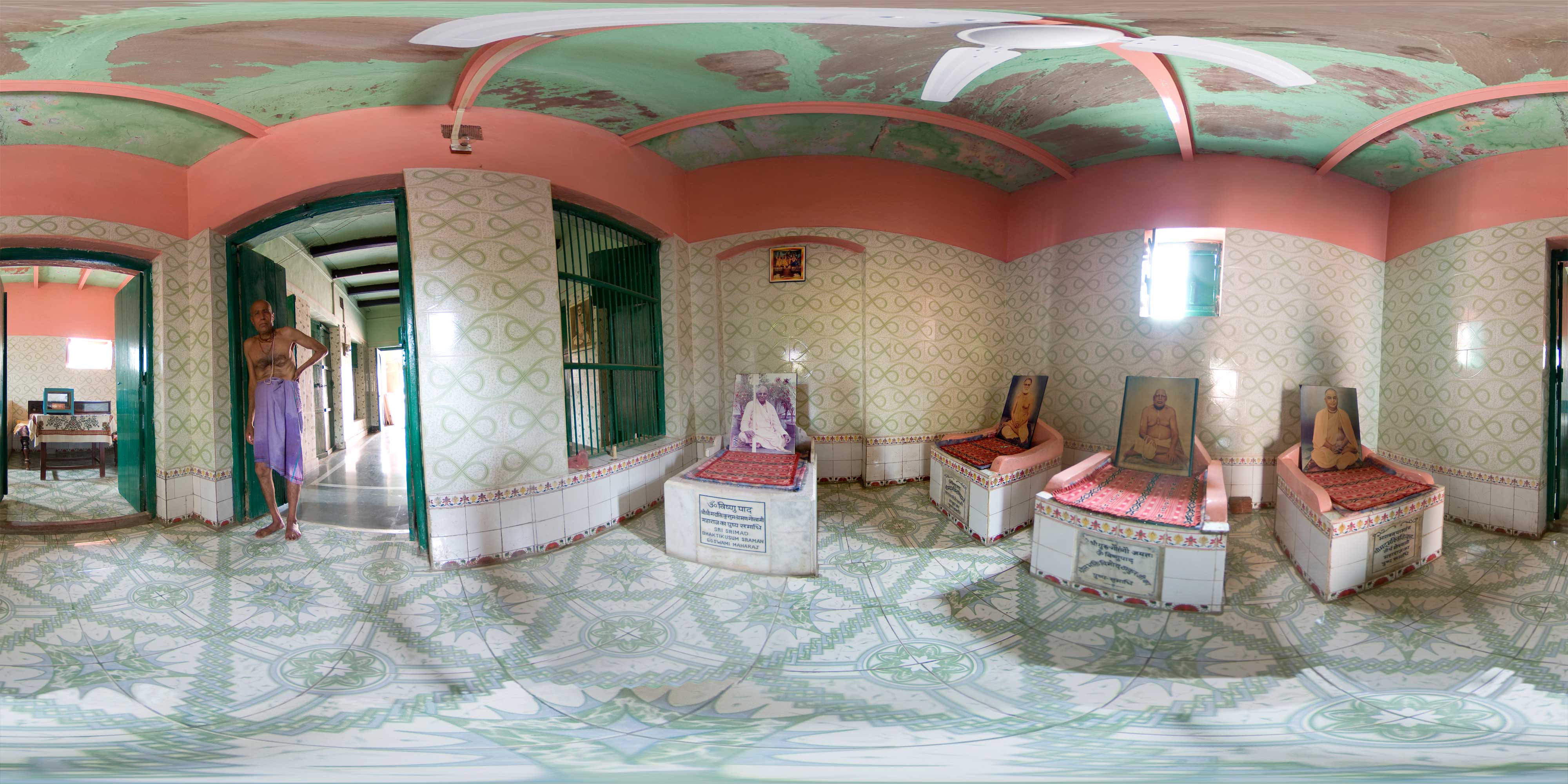 Sri Bhaktivinoda Thakura at Radha Kunda &bull; 1